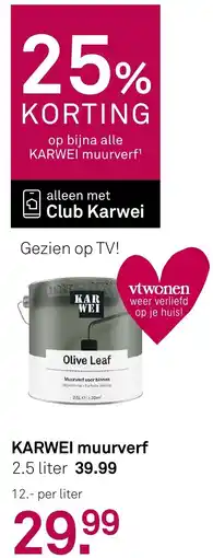 Karwei Karwei Muurverf aanbieding