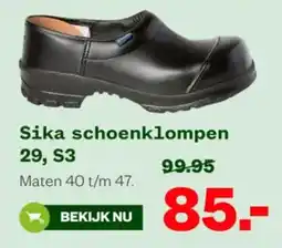 Welkoop Sika schoenklompen aanbieding