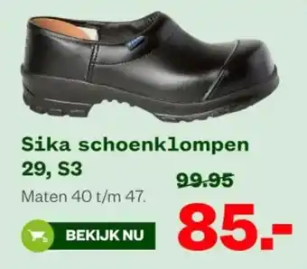Welkoop Sika schoenklompen aanbieding