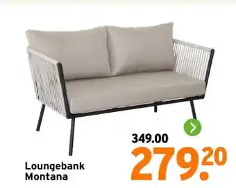 GAMMA Loungebank Montana aanbieding