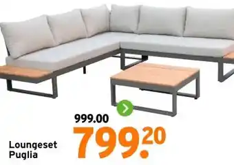 GAMMA Loungeset Puglia aanbieding