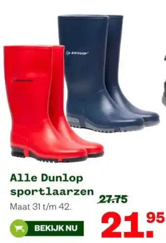 Welkoop Alle Dunlop sportlaarzen aanbieding