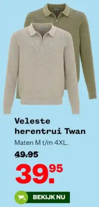 Welkoop Veleste herentrui Twan aanbieding