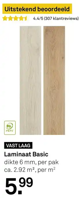 Karwei Laminaat Basic aanbieding