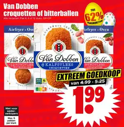 Dirk Van Dobben croquetten of bitterballen aanbieding