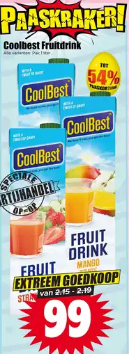 Dirk Coolbest Fruitdrink aanbieding
