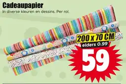 Dirk Cadeaupapier aanbieding