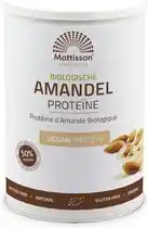 Bol.com Mattisson - Biologische Amandel Proteïne - 50% Eiwit - Vegan Eiwit Shake - 350 Gram aanbieding