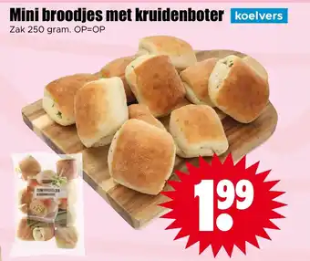 Dirk Mini broodjes met kruidenboter aanbieding