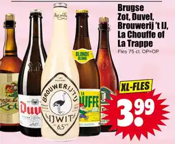 Dirk Brugse Zot, Duvel, Brouwerij 't IJ, La Chouffe of La Trappe aanbieding