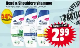 Dirk Head & Shoulders shampoo aanbieding