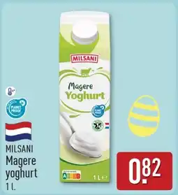 ALDI Milsani magere yoghurt aanbieding