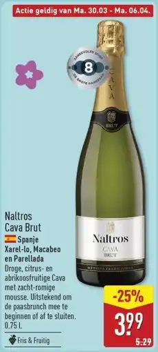 ALDI Naltros Cava Brut aanbieding