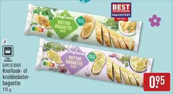 ALDI Daylicious Knoflook-of kruidenboter- baguette aanbieding