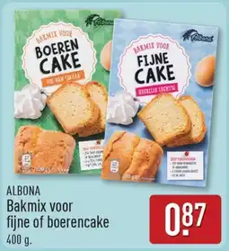 ALDI Albona Bakmix voor fijne of boerencake aanbieding