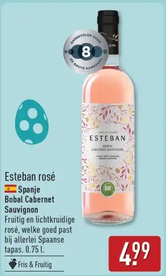 ALDI Esteban rosé aanbieding