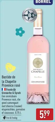 ALDI Bastide de la Chapelle Provence rosé aanbieding