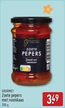 ALDI Gourmet Zoete pepers met roomkaas aanbieding