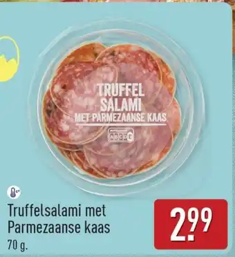 ALDI Truffelsalami met Parmezaanse kaas aanbieding