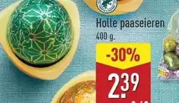 ALDI Holle paaseieren aanbieding