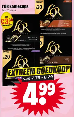 Dirk L'OR koffiecups aanbieding