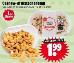 Dirk Cashew of pistachenoten aanbieding