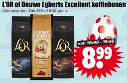 Dirk L'OR of Douwe Egberts Excellent koffiebonen aanbieding