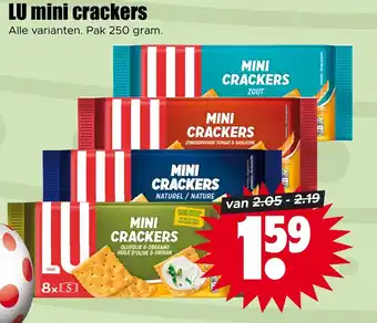 Dirk LU mini crackers aanbieding