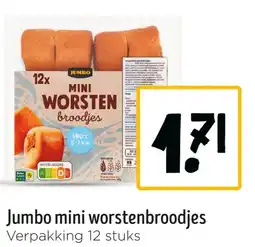 Jumbo Jumbo mini worstenbroodjes aanbieding