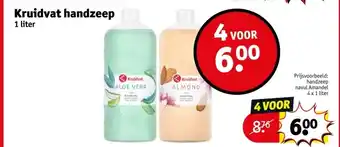 Kruidvat Kruidvat handzeep aanbieding