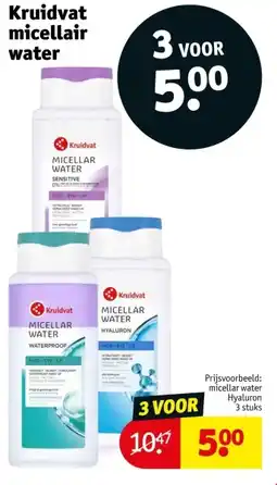 Kruidvat Kruidvat micellair water aanbieding