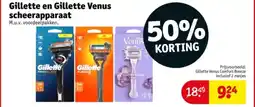 Kruidvat Gillette en Gillette Venus scheerapparaat aanbieding