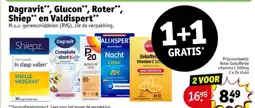 Kruidvat Dagravit, Glucon, Roter, Shiep en Valdispert aanbieding