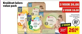 Kruidvat Kruidvat luiers value pack aanbieding