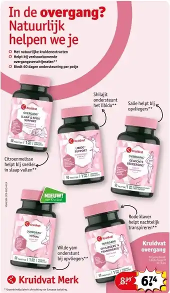 Kruidvat Kruidvat overgang aanbieding