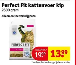 Kruidvat Perfect Fit kattenvoer kip aanbieding