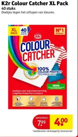 Kruidvat K2r Colour Catcher XL Pack aanbieding