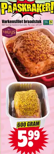 Dirk Varkensfilet braadstuk aanbieding