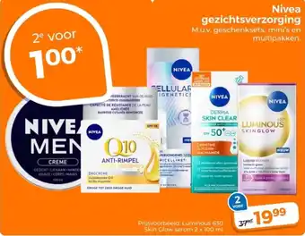 Trekpleister Nivea gezichtsverzorging aanbieding