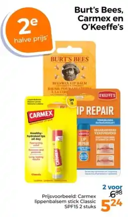 Trekpleister Burt's Bees, Carmex en O'Keeffe's aanbieding