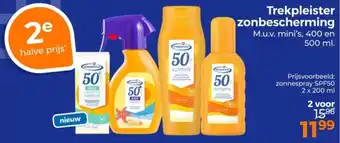 Trekpleister Trekpleister zonbescherming aanbieding