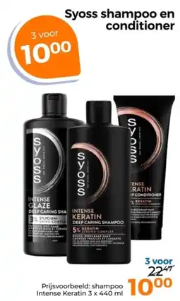 Trekpleister Syoss shampoo en Conditioner aanbieding
