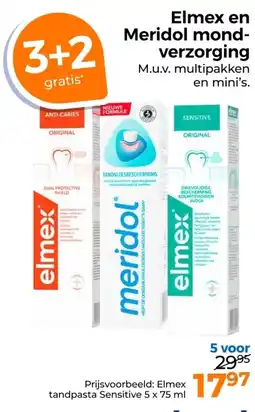 Trekpleister Elmex en Meridol mond verzorging aanbieding