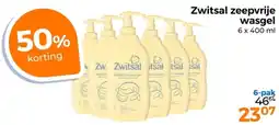 Trekpleister Zwitsal zeepvrije wasgel aanbieding