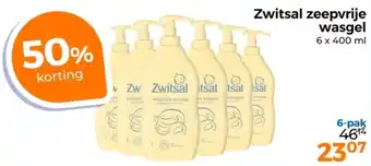 Trekpleister Zwitsal zeepvrije wasgel aanbieding