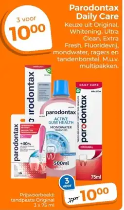 Trekpleister Parodontax Daily Care aanbieding