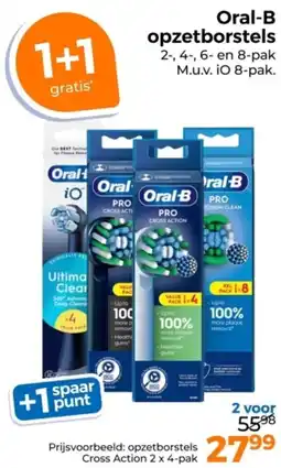 Trekpleister Oral-B opzetborstels aanbieding