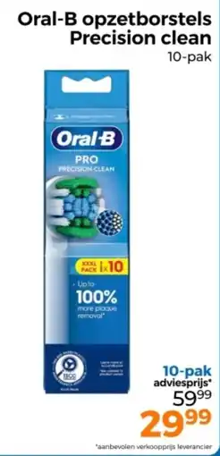 Trekpleister Oral-B opzetborstels Precision clean aanbieding