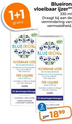 Trekpleister Blueiron vloeibaar ijzer aanbieding