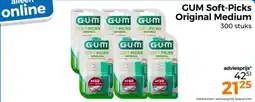 Trekpleister GUM Soft Picks Original Medium aanbieding